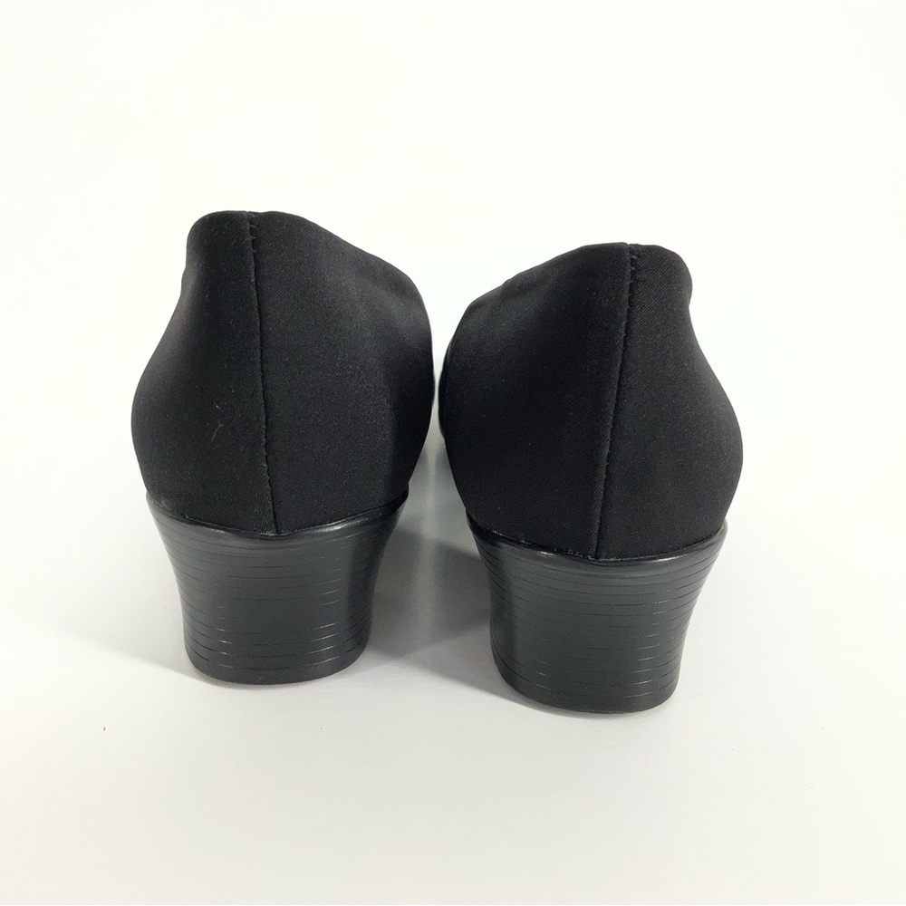 Munro American Classic Black Pumps | Womens Size 9 SS (Super Slim) Comfort Heels - Picture 3 of 10